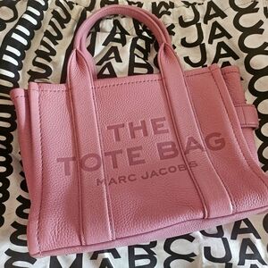Marc Jacobs Purple Leather Tote with Structured Design